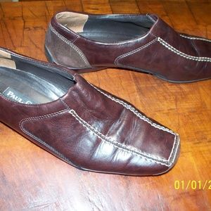 PAUL GREEN MUNCHEN Brown Suede & Leather Slip-on